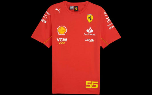 Playera Ferrari 2024 Carlos Sainz 55